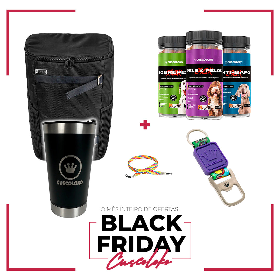 Lifestyle Humano + Dog - Kit Black Friday Cuscoloko