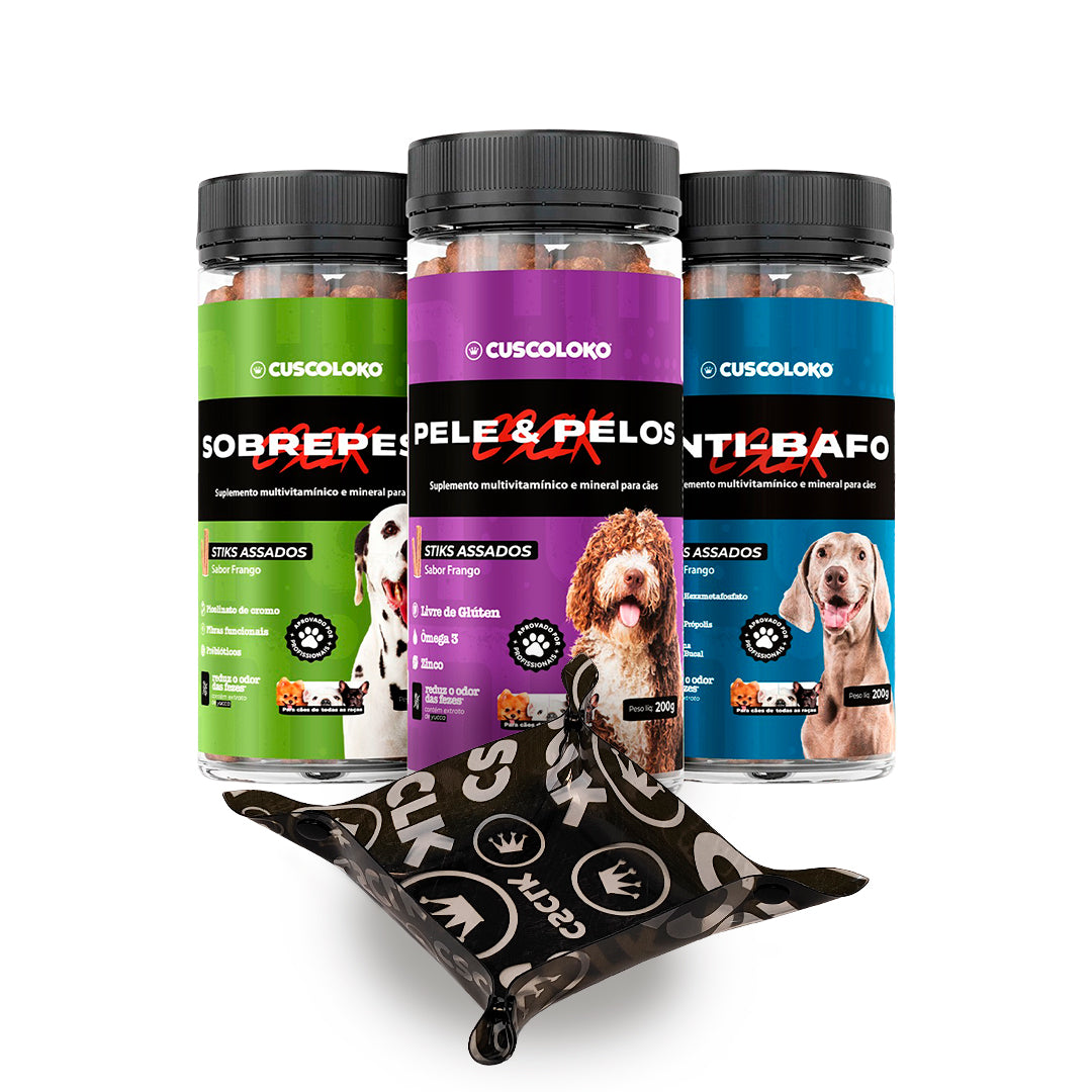 Kit 3 Stiks + Brinde - Cuscoloko